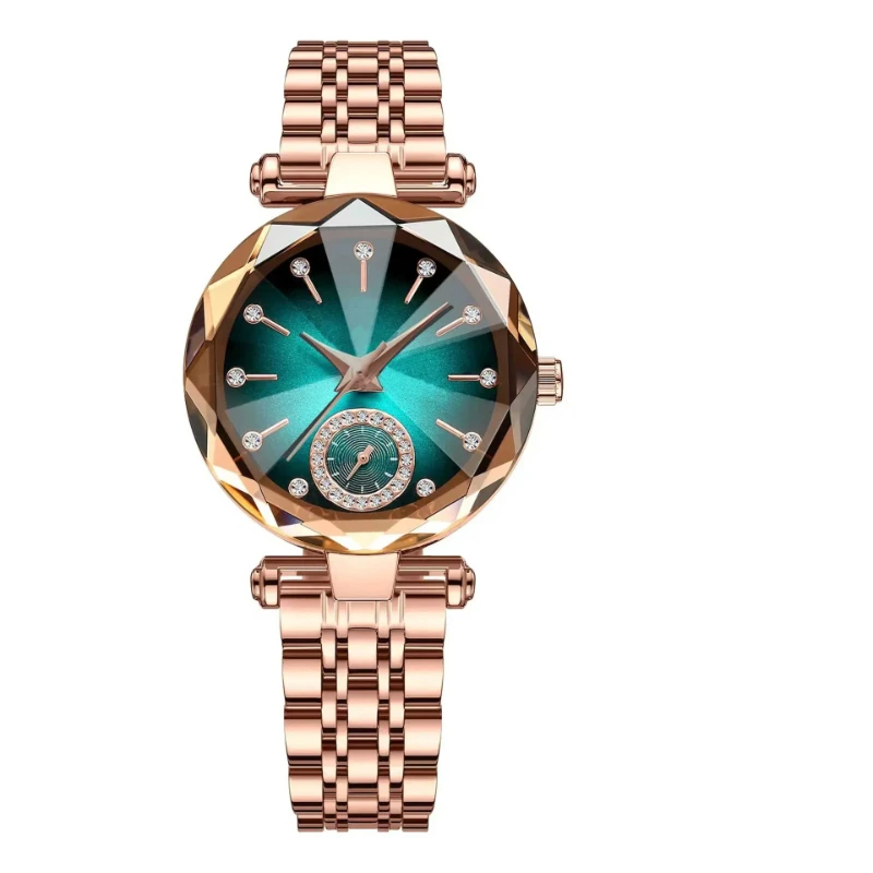 Reloj ساعة اليد النسائية الفاخرة أنيقة ساعات الفولاذ المقاوم للصدأ للنساء فستان ساعات كوارتز الماس Часы ЖеСНАКСНАКСНКСНКСНКНННКНН