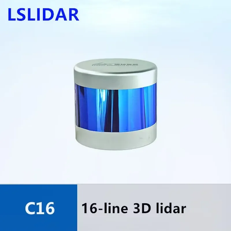 Датчик LSLIDAR C16 3D, 16-линейный, компактный и легкий, IP67, для наружного применения, для вспомогательного вождения без водителя