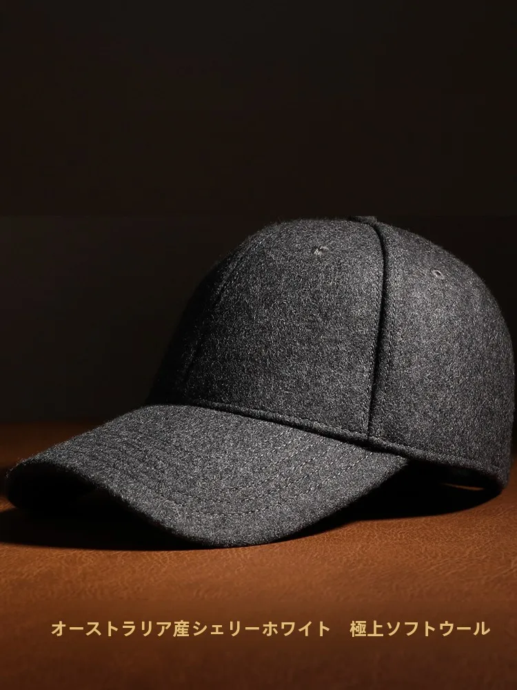 australie-luxe-laine-fine-casquette-de-baseball-hommes-hiver-profil-bas-chaud-dubill-chapeau-papa-voyage-en-plein-air-trajet-decontracte-pliable