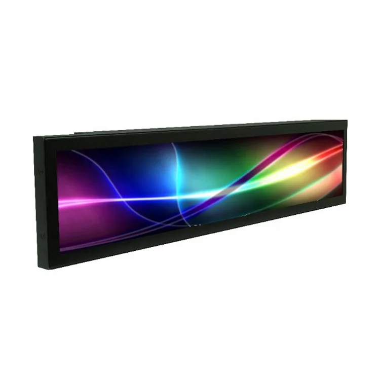 EKAA 37.1 inch slim and narrow bezel design stretched display for metro train