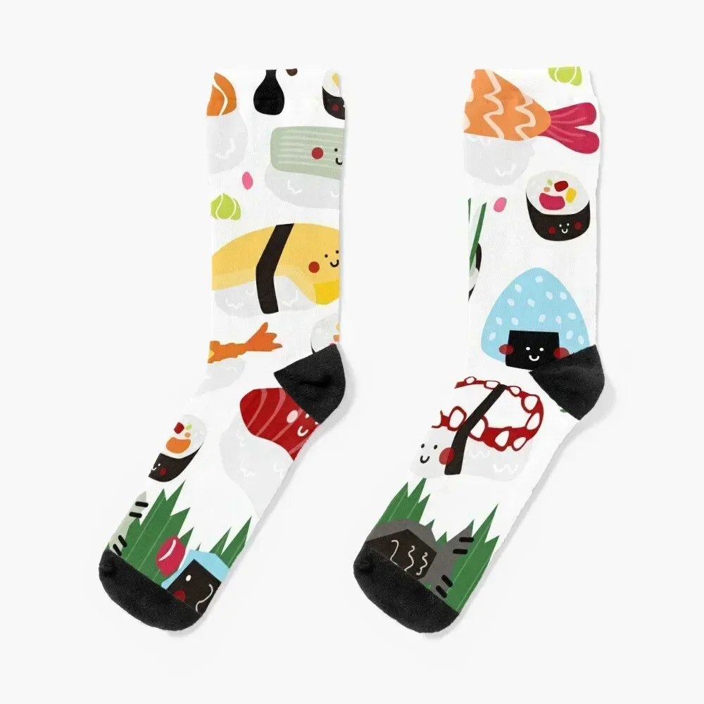 

Sushi galore Socks christmass gift kawaii snow professional running Socks For Men Women's