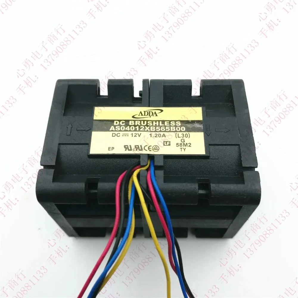

ADDA AS04012XB565B00 DC 12V 1.20A 40x40x56mm Cooling Fan