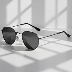 Classic Small Multilateral Sunglasses Men Women Fashion Polygon Sun Glasses Male Vintage Hexagon Driving Shades