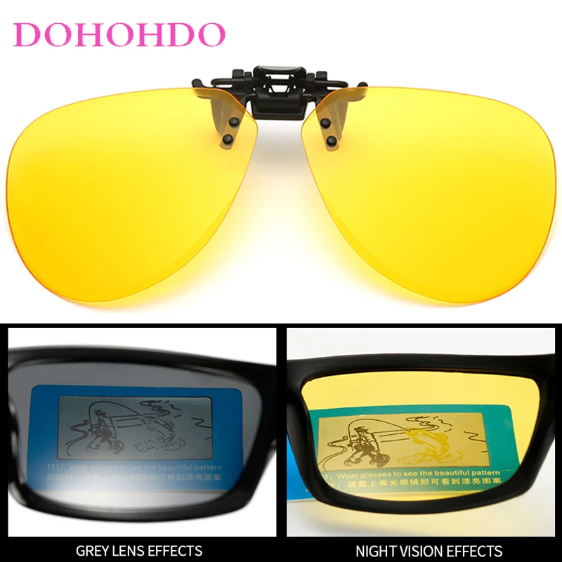 تصميم الأزياء الاستقطاب نظارات نسائية للرؤية الليلية كليب على النظارات الشمسية الرجال الرياضة في الهواء الطلق القيادة المضادة للوهج نظارات UV400 Очки #2