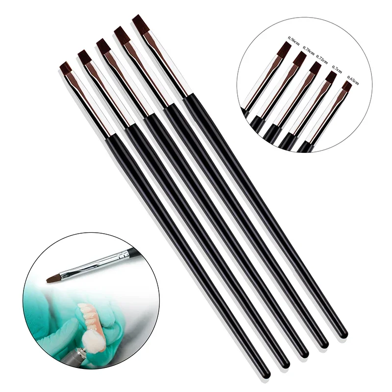 

5/7Pcs Dental Resin Shaping Brush Pens Nylon Brush Nails Art Brushes Various Size Dentistry Composite Teeth Dentistry Material