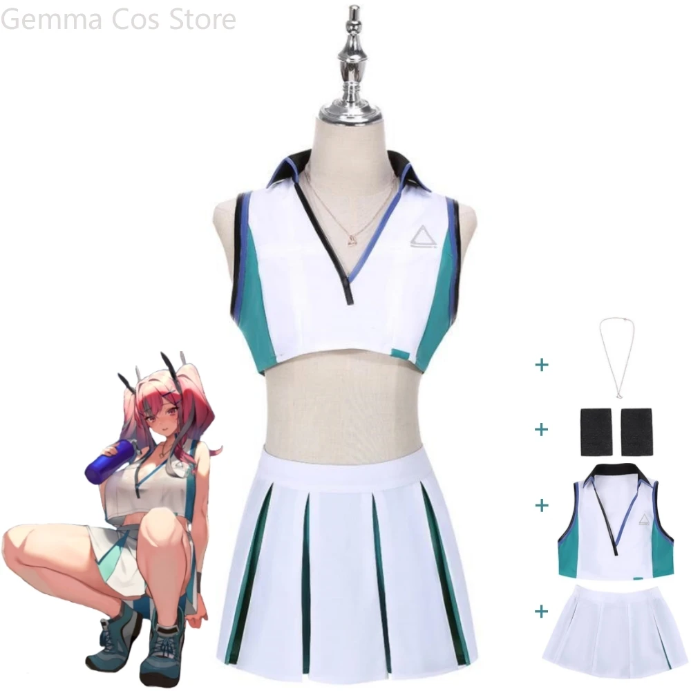 

Game Azur Lane USS Bremerton CA-130 Cosplay Costume Anime EagleUnion Sexy Woman Athletic Wear School Uniform Halloween Suit