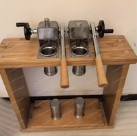 Manual Montblanc mac hine press chestnut cup machine ice cream m achine press chestnut machine 1.5 and 1.2 rough new models