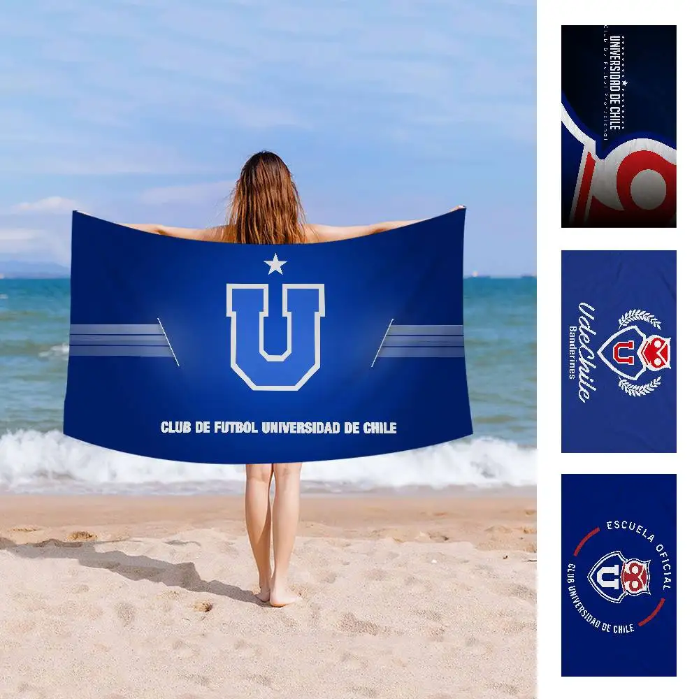 Chile U-University Club Anime Beach Swimming Towel Soft Absorbent Washcloth Children's Gifts For Kids Travel Camping Gym