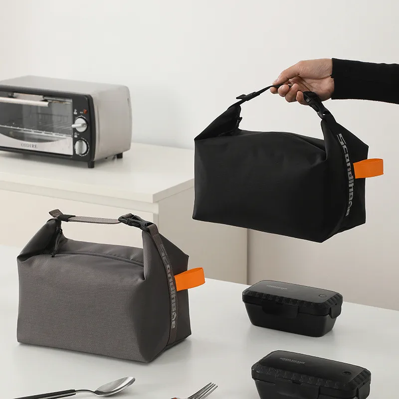 Isolierte Lunchbox Tasche Handheld große Arbeiter mit Lunch kapazität Lunch Bag Bento Bag Mittagessen Bento wasserdichte isolierte Box