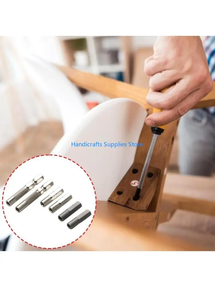 

R1WA 1/4 to 4mm Bit Adapters 6.35mm to 4mm for Various Tool Applications