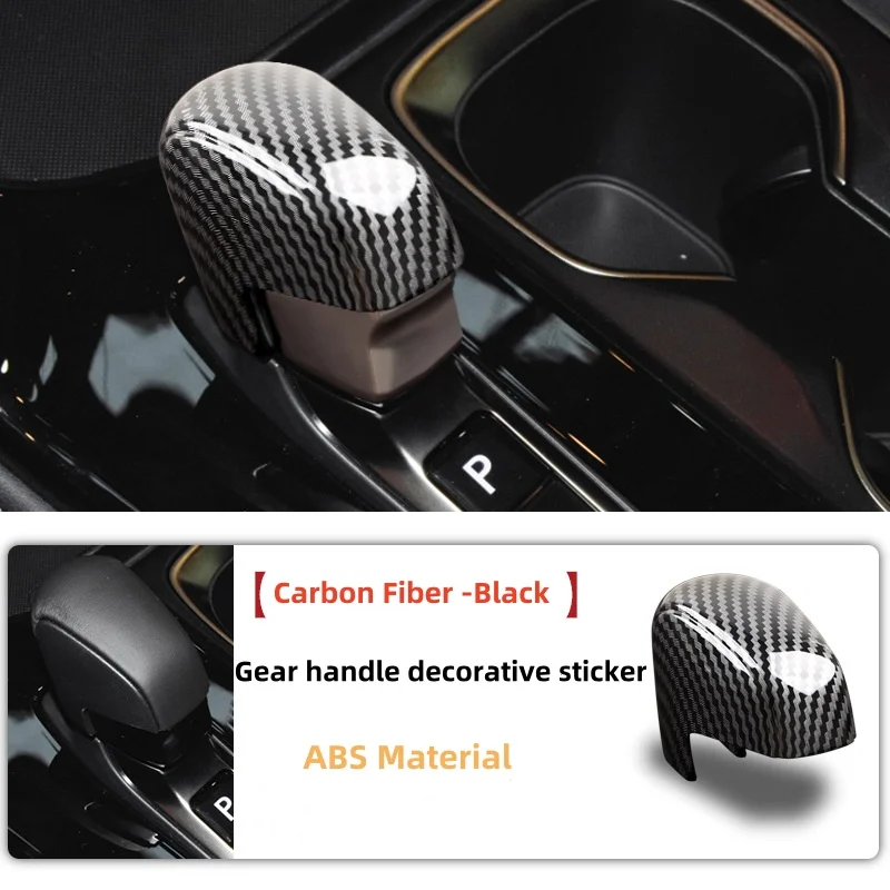 For Lexus NX260H 350H RX350H 2022-2023 ABS Material Carbon Fibre Grain Gear Shift Handle Decorative Cover Accessories. - Detail 1