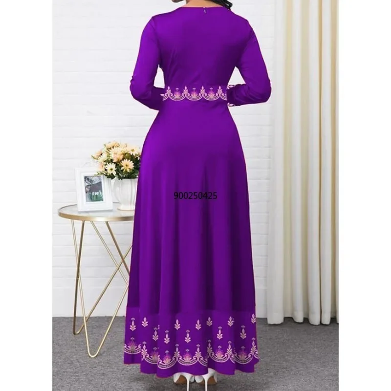 Vestido largo musulmán para mujer, ropa islámica, hijab de indonesia, abaya azul de Dubái, bangladesh, 5XL talla grande, 2020