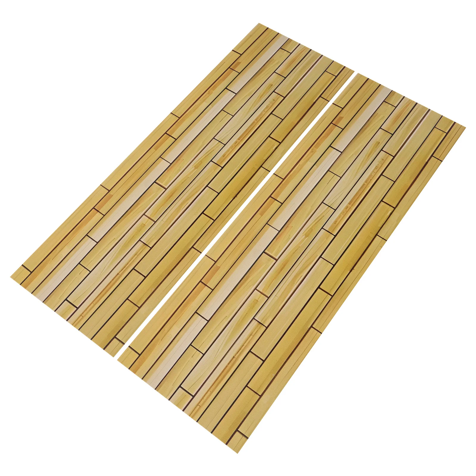 

2 шт. миниатюрные деревянные полы для кукольного домика, реалистичные деревянные полы, материалы, сделай сам, мини-листы для пола, принадлежности для рукоделия