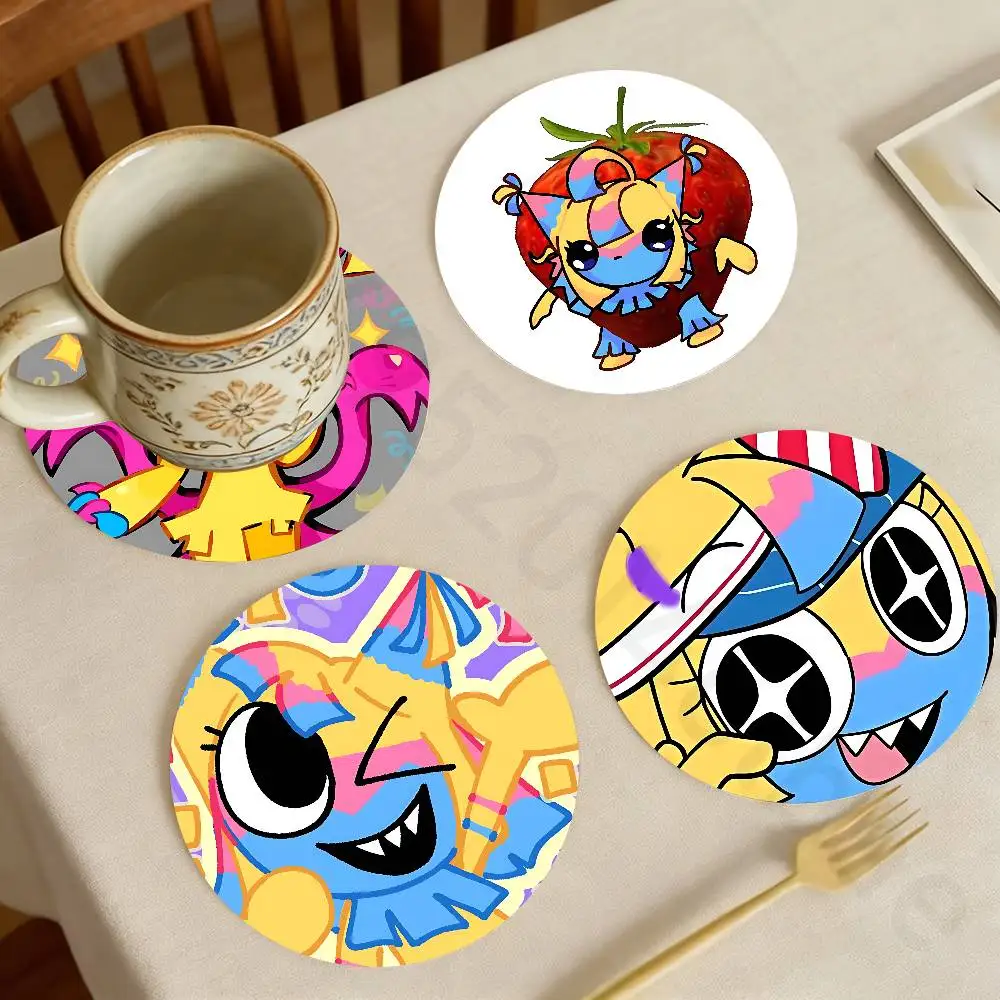 

Y-Yatta Anime Wooden Theme Desktop Heat Mats Home Decor Coffee Mug Coasters For Office Restaurant