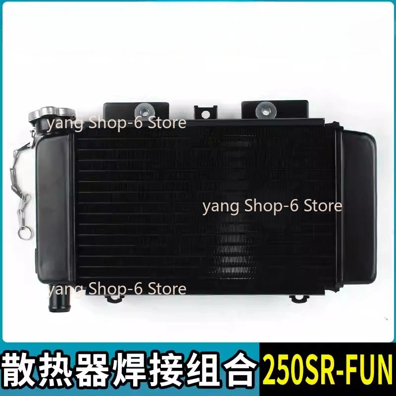 

For CFMOTO 250SR-FUN Radiator 250SR CF250 CF250SR-FUN CF250-6 Welding Combination of Radiator Motorcycle Original Parts