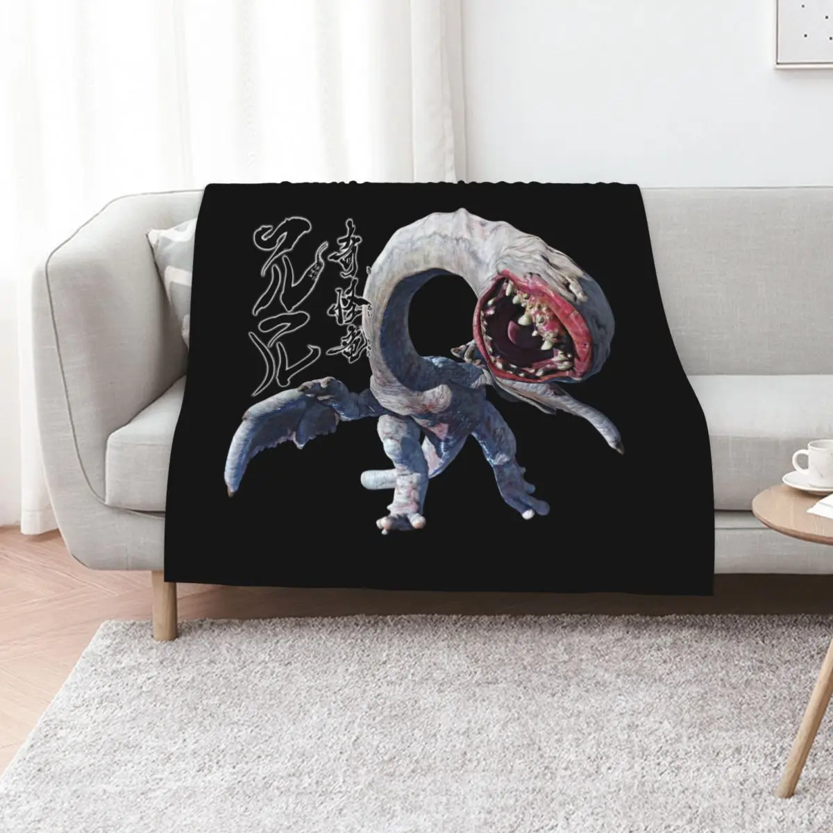 

Khezu The Blank Bizzare Wyvern Throw Blanket Polar Camping Baby for sofa Blankets