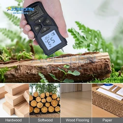 1Pcs two-pin digital wood moisture meter wood moisture meter LCD display wood moisture detector wood moisture tester