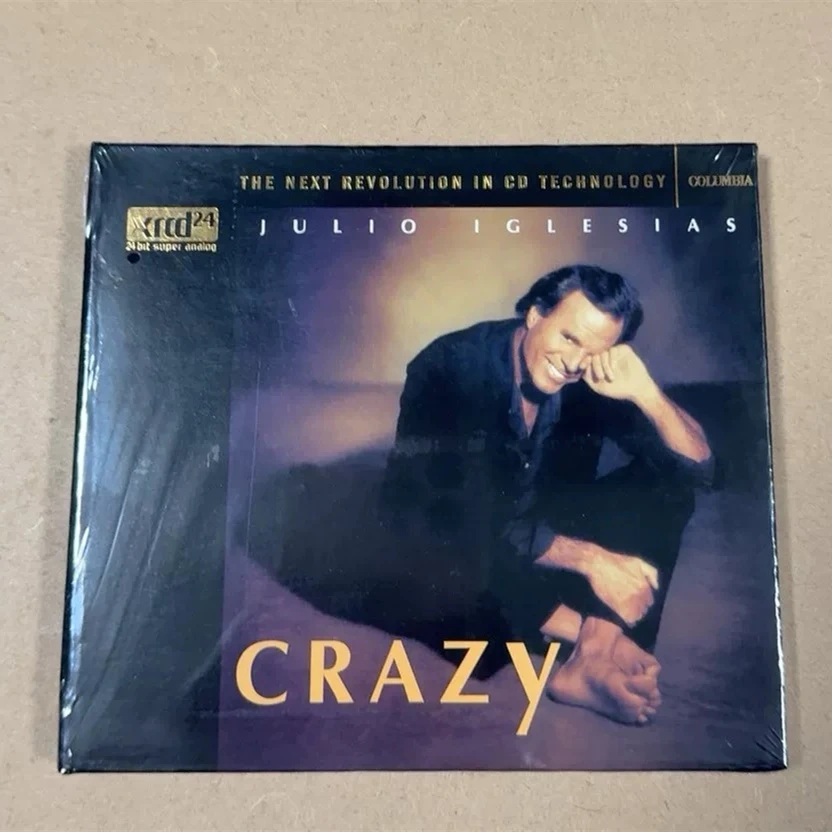 CD de Música Soft Rock Julio Iglesias, Álbum Crazy, Let It Be Me, Disco de Música, Cosplay, Walkman, Bandas Sonoras para Carro, Caixa de Música para Festas, Presentes