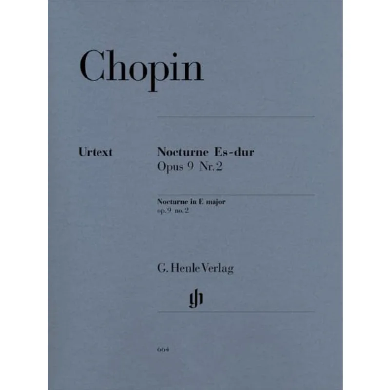 HN664 Chopin Nocturne E Flat Major Op 92 Zimmermann Ewald G Henle Verlag 9790201806648 كتاب #1