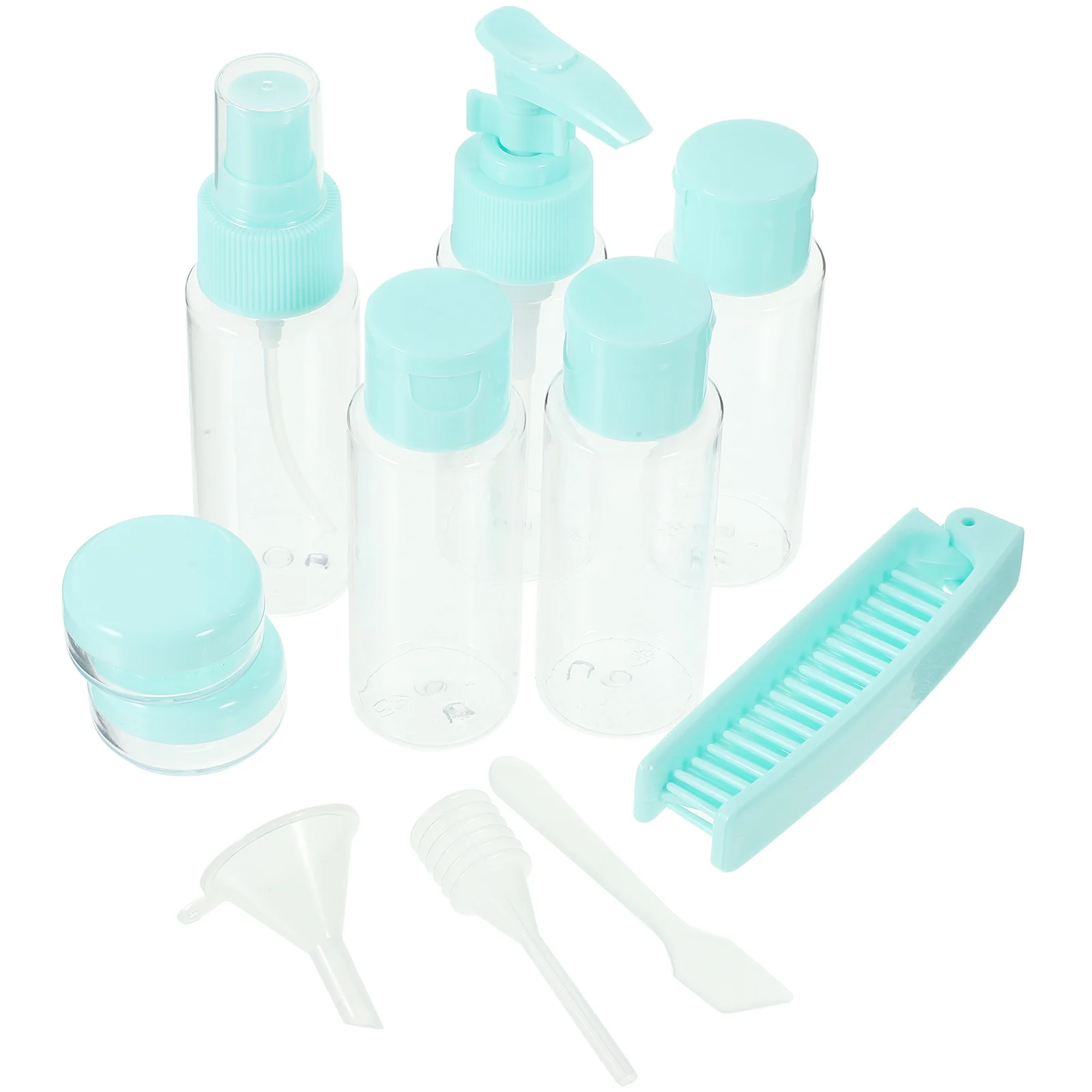 1 ensemble 1 ensemble Kit de taille de voyage bouteille de pulvérisation rechargeable bouteille de crème de maquillage vide pour Lotion crème pour les yeux du visage femmes utilisation Portable