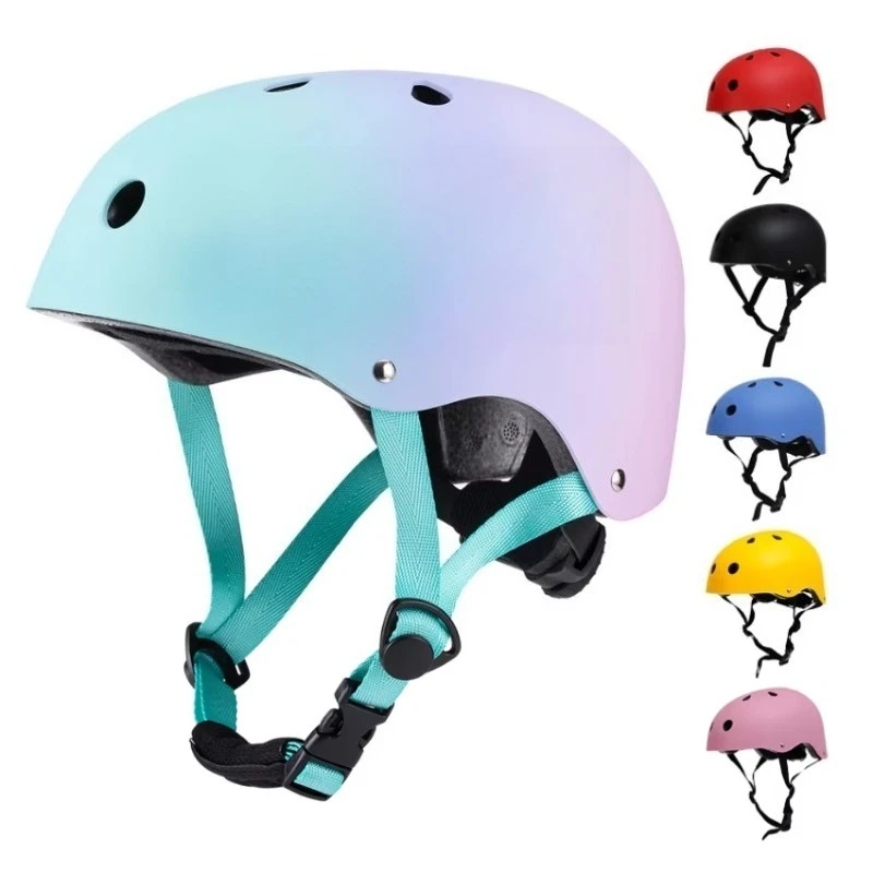 Adult and Children's Bicycle Helmets Include Adjustable Children's Roller Skate Helmets and Crash-resistant Skateboard Helmets