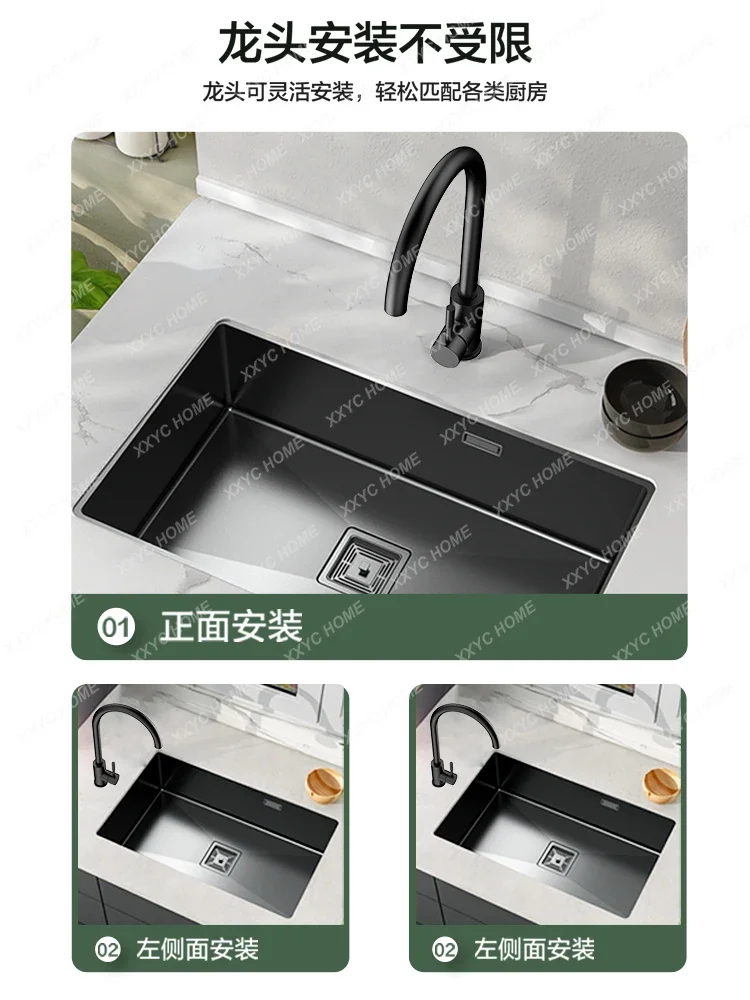 Stainless Steel Vegetable Washing Basin Kitchen Multi-Functional Sink Basin Scullery