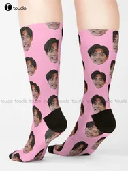 Jun Head |A.C.E| Kpop Socks Cotton Socks For Women Personalized Custom 360° Digital Print Gift Harajuku Street Skateboard Socks