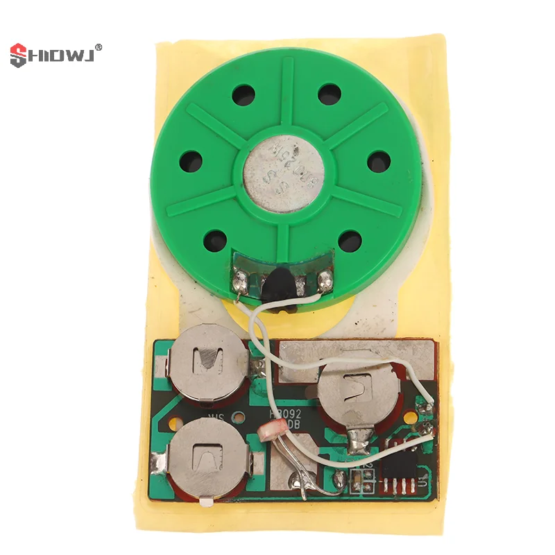 Recording Module Professional Button DIY Sound Chip Module With Double Faced Adhesive Tape Greeting Card Accessories