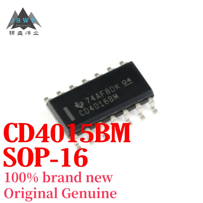 

(10/50 pieces) CD4015BM CD4015 SMD SOP-16 Logic IC5 Brand New Original Authentic Product Free Shipping