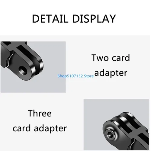 Imagen 2 del producto 87HD Cámara aleación aluminio Adaptador soporte soporte asientos fijos Base para mayoría cámara