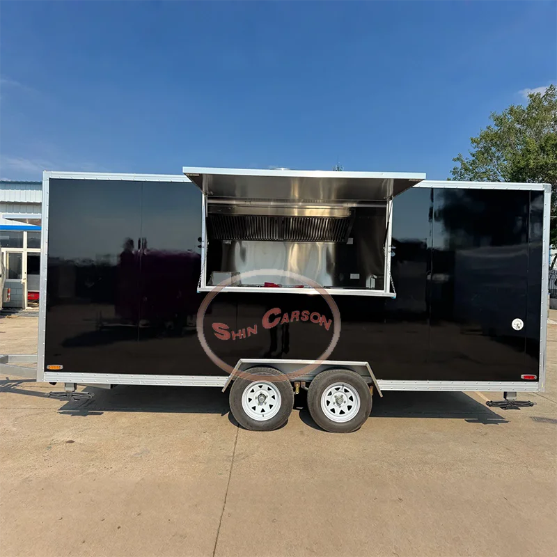 Factory Price Food Truck with Full Kitchen Ice Cream Food Trailer Coffee Food Truck Fully Equipped Kitchen Coffee Trailer