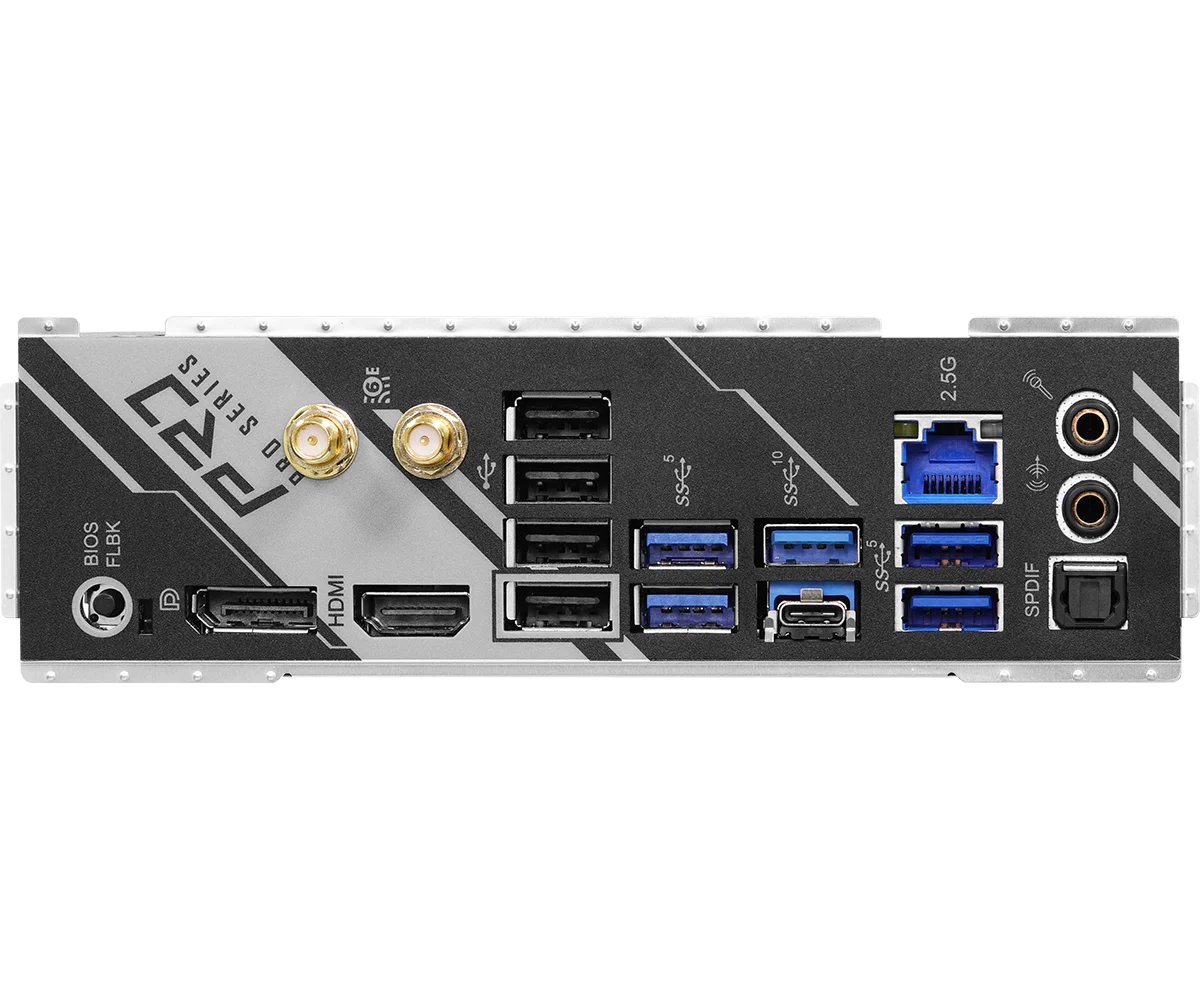 ASROCK X670E Pro RS Motherboard Support AMD X670 Socket AM5 Ryzen 9 7950X 7 7800X3D 7700X 5 7600X CPU DDR5 M.2 SATA3 ATX view 6