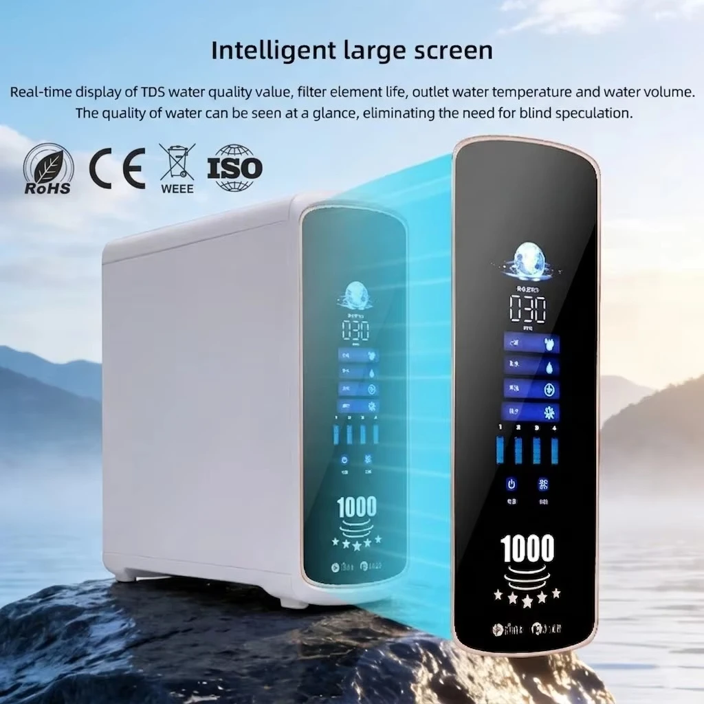 RO reverse osmosis water purifier GPD 5 stage filtration,automatic cleaning,filter life TDS display,suitable for family hotels view 3