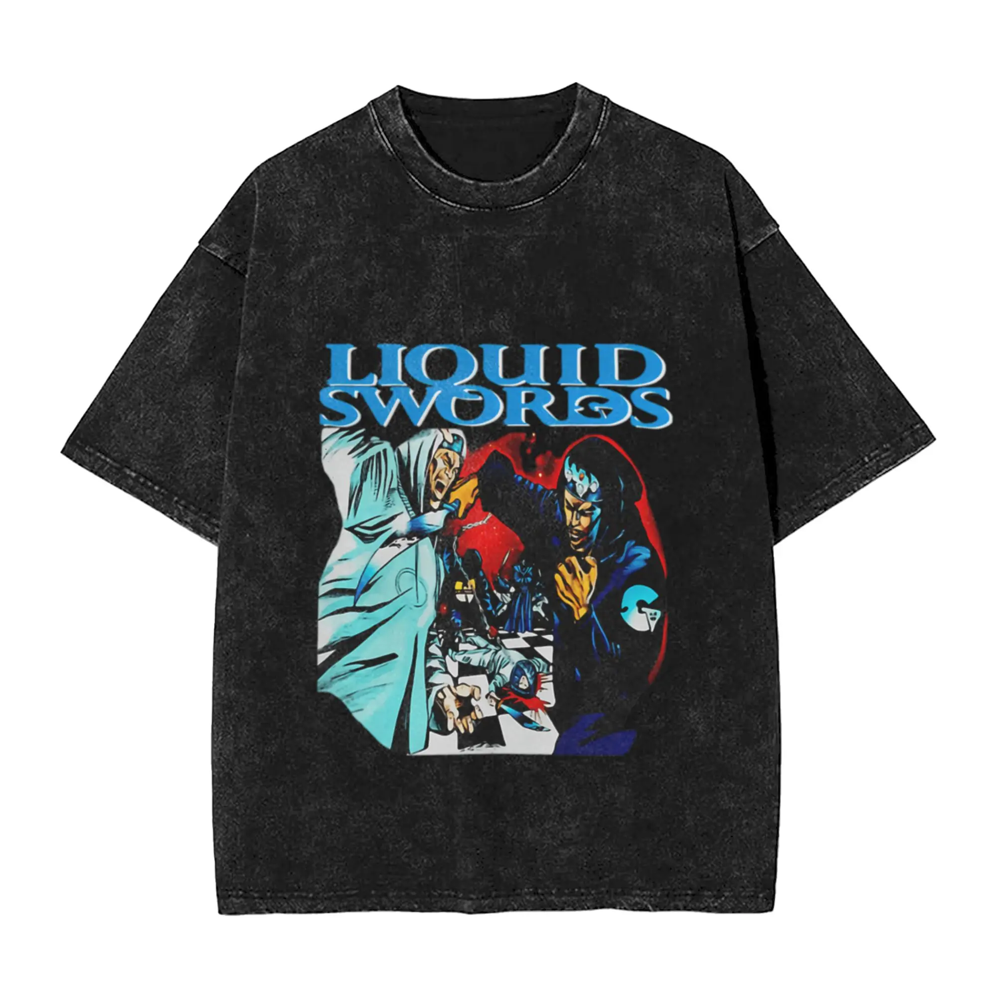 Liquid-Swords GZA Classic Stylish A Vintage Oversized Cotton Unisex T-Shirts