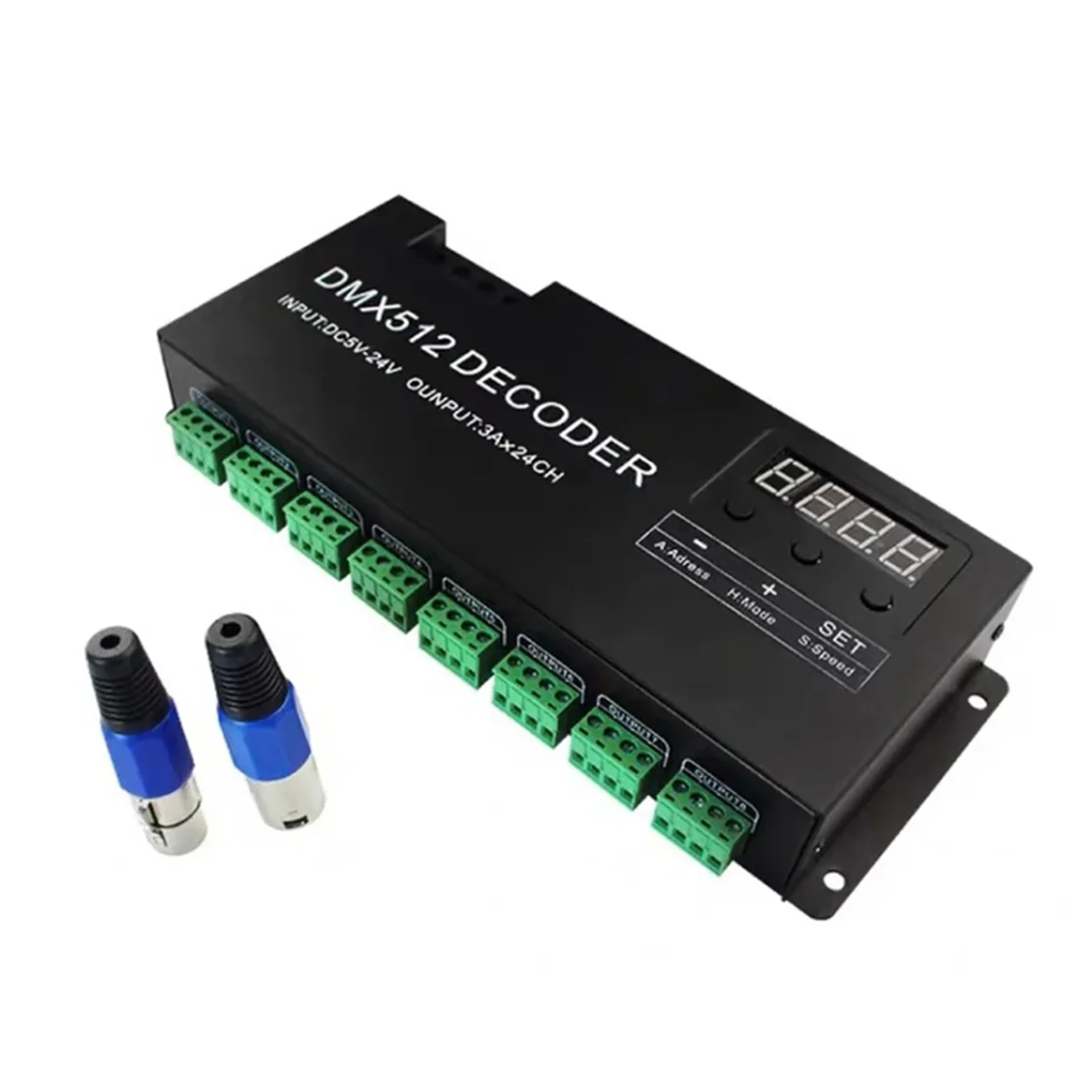 

X62A_Цифровой 24-канальный декодер RGB RGBW DMX512, декодер RGBW для светодиодной ленты (A)