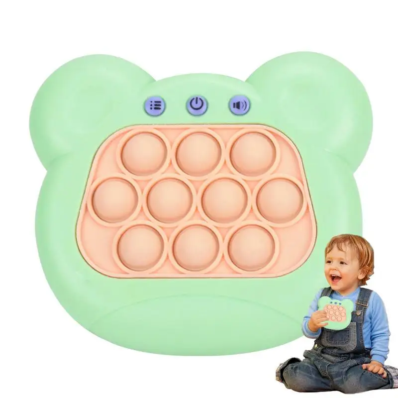 

Pop Quick Push Bubbles Game Machine Kids Fun Whac-A-Mmole Squeezing Stress Sensory Bubble Pop Fidget Toy Gifts For Kids