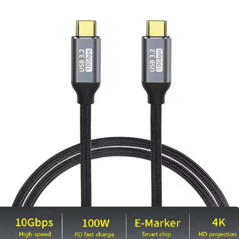 PD100W Male to Female USB C Extension Cable USB3.1 10Gbps Type C Extender Cord Cable Thunderbolt 3 for Nintendo Switch MacBook
