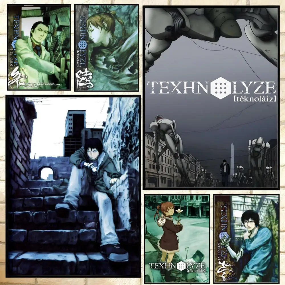 popular anime Texhnolyze Poster Versatile HD Waterproof Wall