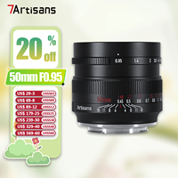 7artisans 50mm F0.95 APS-C Frame Large Aperture Camera Lens for Potrait Photography with Sony E Nikon Z Fujifilm XF M M43 Mount