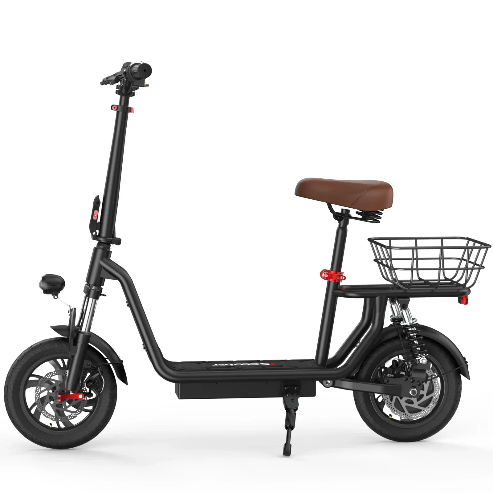 iScooter i12 500W Electric Scooter With Seat & Carry Basket