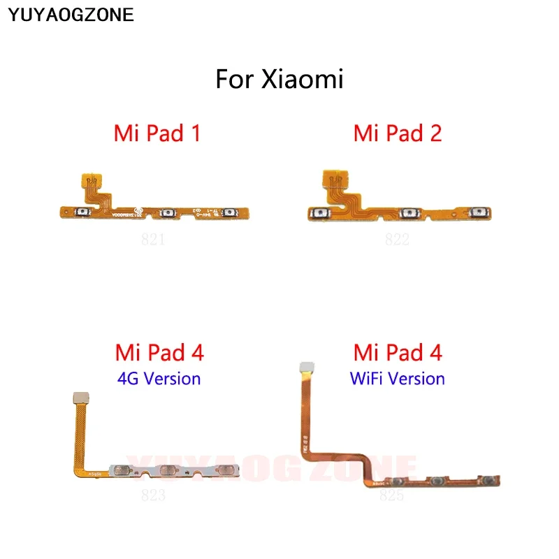 Power button switch volume mute button on/off flex cable for Xiaomi Mi Pad 2 4 Plus