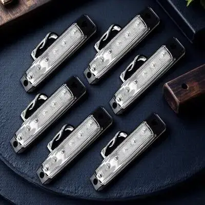 

6pcs 6 Waterproof Boat Marine Navigation Lights For Pontoon Deck Boat Navigation Lights Kayak Stern Utility Strip Light