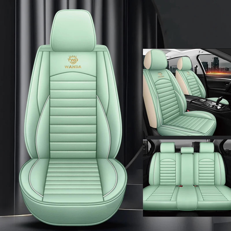 

Кожаные чехлы на автомобильные сиденья для Volkswagen: Golf 4 5 6 7 8 Passat B5 B6 B7 B8 Audi A4 B6 B8 A3 8P Автостойкий интерьерный Стайлинг Водонепроницаемый