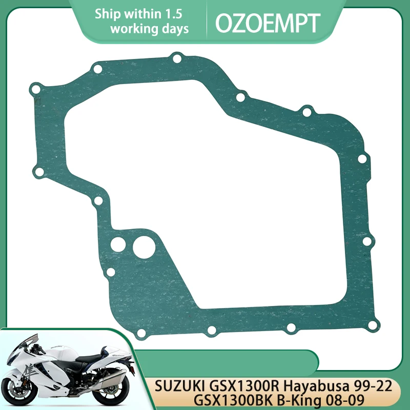 OZOEMPT  Engine Crankcase Oil Pan Cover Gasket Seal For SUZUKI GSX1300R Hayabusa 99-22 GSX1300BK B-King 08-09