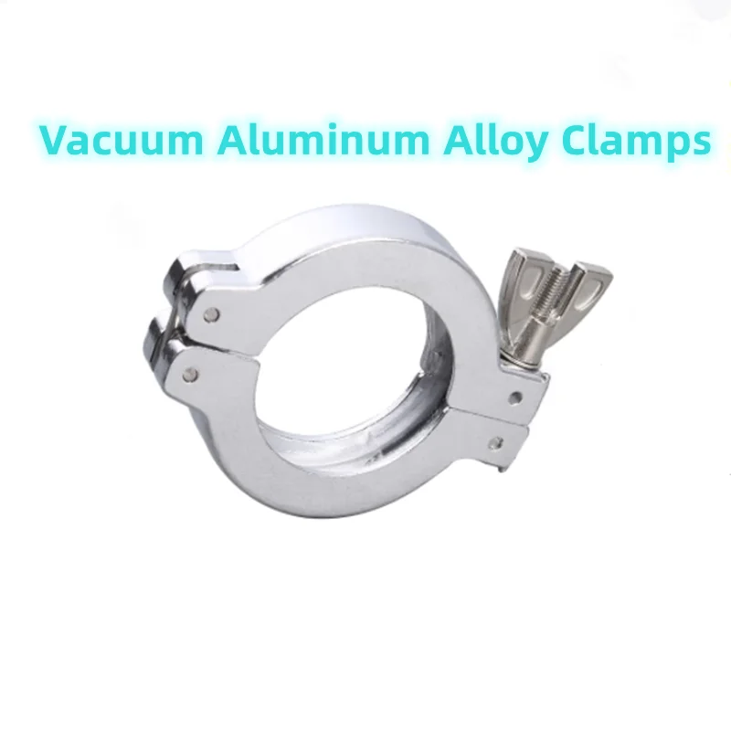 KF16 KF25 KF40 KF50 Vacuum Clamp Adjustable Aluminum Alloy Clamp Hoop With Stainless Steel Screw Vacuum Clip Fittings Connection