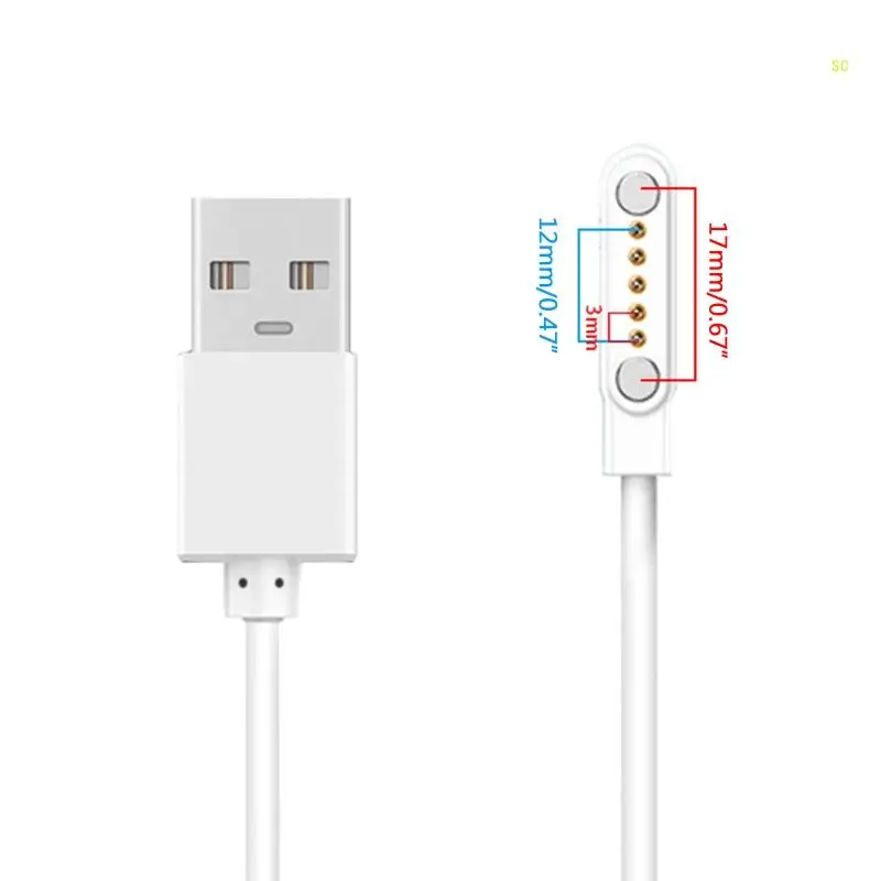 Strong MagneticดูดPower AdapterสายไฟเหมาะสำหรับUSB 2.0 ชาย 5 พินนาฬิกาแบบพกพาFast CHARGING Dropshipping