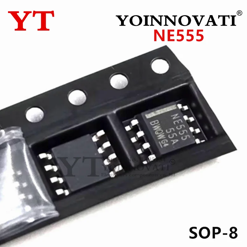 100PCS 1000PCS NE555 NE555D 555 Timers SMD 555 SOP-8 ICprovider Best Quality