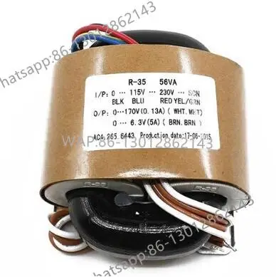 

R-type 115V-230V power transformer 50W 170V+6.3V R cattle audio transformer 115V-230V for electronic tube R-Core 170V+6.3V 50W