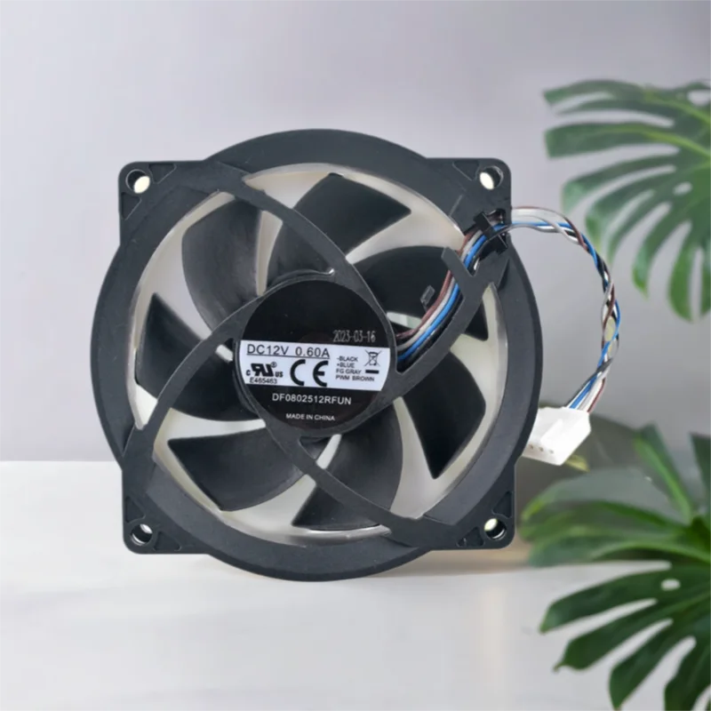 

DF0802512RFUN 8cm High-Speed 4500RPM Cooling Fan with 4Pin PWM DC12V 7.2W - Computer Hardware CPU Cooler And PC Case Fan