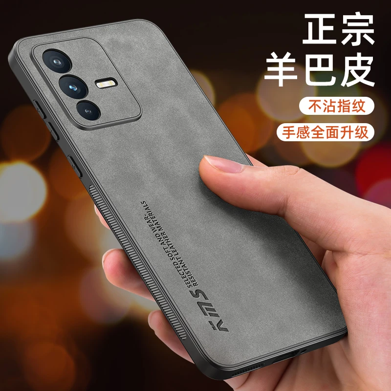 Luxury Original Leather Shockproof Case For VIVO S10E S10 Pro Protect Phone Cover For vivo S12 Pro S12Pro Silicone Frame Coque